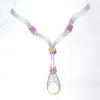 Pearl Princess Diamond Necklaces
