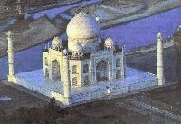Taj Mahal Embroidered Decorative Wall Panels