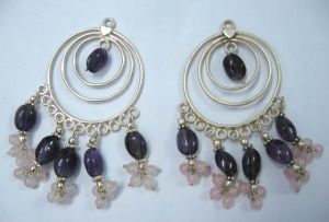 Stone Bead Earrings