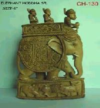 Sandal Wood Special Elephant Hoddha Statue