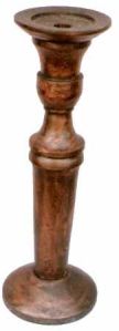 KE-02 Carved Wood Candle Stands