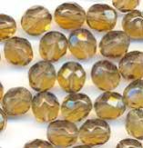 faceted glass beads