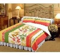 cotton printed bed sheet