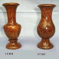 Flower Vase Coconut Wood Handicraft