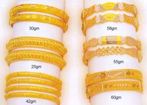 gold bangles GB-010