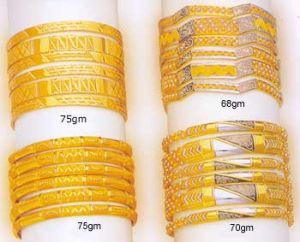 gold bangles GB-013