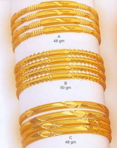 Yellow Gold Bangles