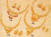 gold necklace set GNS-010