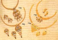 gold necklace set GNS-015