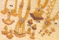 gold necklace set GNS-019