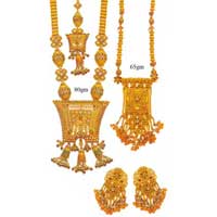 gold necklace set GNS-07