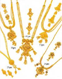 gold necklace set NS-09