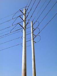 transmission line concrete poles