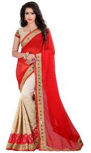 Embroidered Georgette Sarees