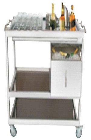 Stainless Steel Bar Trolley