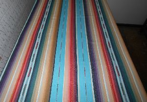 100%cotton yarn dyed multicolour heavy dobby stripe