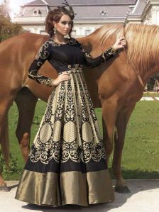 stitched designer bhagalpuri silk suits