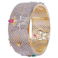 Designer Indian Diamond Look Openable Bangles