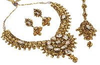 Traditional Indian Gold Plated Necklace Set