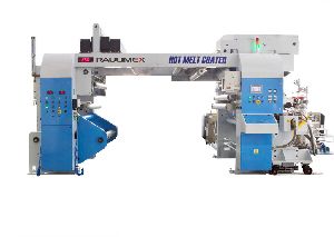 Hot melt coating machine