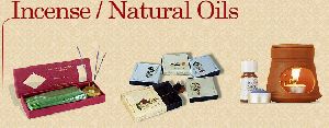 incense and natural oils
