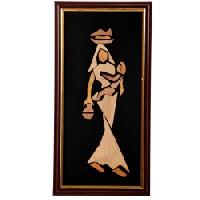 wooden painting