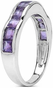 Amethyst Gemstone Ring With 925 Sterling Silver