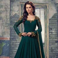 Patel Marketers  Royal green georgette desiner salwar suit 55