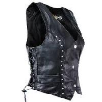 leather waist coats