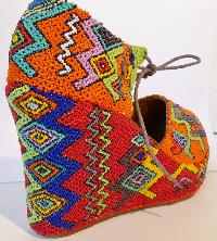 beaded shoes