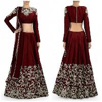 silk lehenga