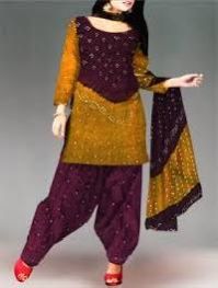 bandhej salwar suits