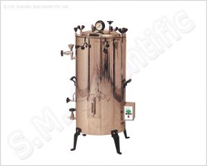 electrically heated vertical steam sterilizer