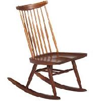 spindleback rocking armchair