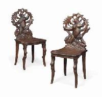 wood carved chair