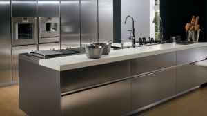 MODERN MODULAR STAINLESS STEEL KITCHEN