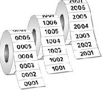 sequential numbering stickers