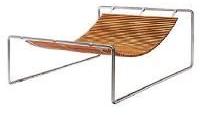 Aluminum Wooden Outdoor Lounge Chair