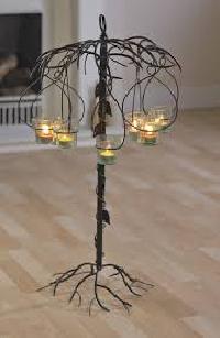 Wrought Iron Candle Stands