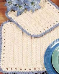 Crochet Table Mat(Square)