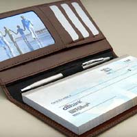 Leather Cheque Book Holders