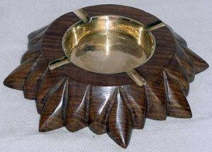 Item Code :- IH 12226 Wooden Ashtray