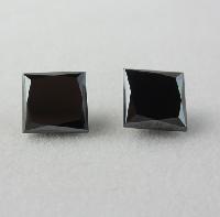 3.00 Carat Princess Cut Black Diamond