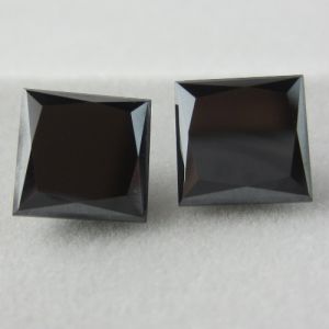 5.00 Carat Princess Cut Black Diamond