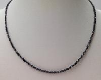BLACK DIAMONDS FACETED BEADS/STRANDS