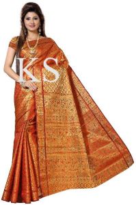 Kanchipuram Art Silk Brocade Umbrella Sarees