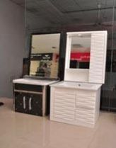 stainless steel vanity