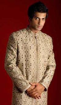 Heavy Zardosi Work Sherwani - 01