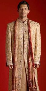 Jacquard Sherwani