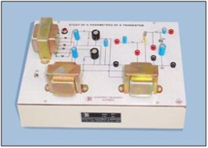 Study of Hybrid Parameters of a Transistor Experimental Setup